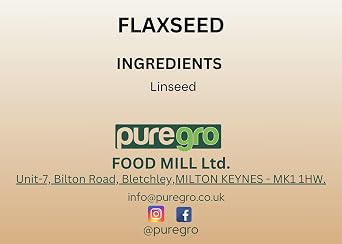 Puregro Brown Linseed 100g | PACK OF 1 | Flaxseed | Oilseed Flax | Alsi | Premium Quality Product.