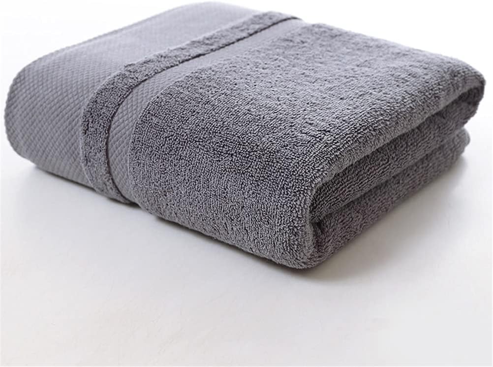 Cotton Large Thick Bath Towel Solid Color Bathroom Face Shower Towels Geometric Home Hotel for Adults Kids