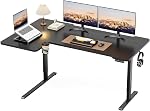 Acrolix L Shaped Standing Desk 51 inch Electric Height Adjustable Desk, Reversible Study Writing Gaming Computer Desks with Splice Board, Sit Stand Table for Home Office, White