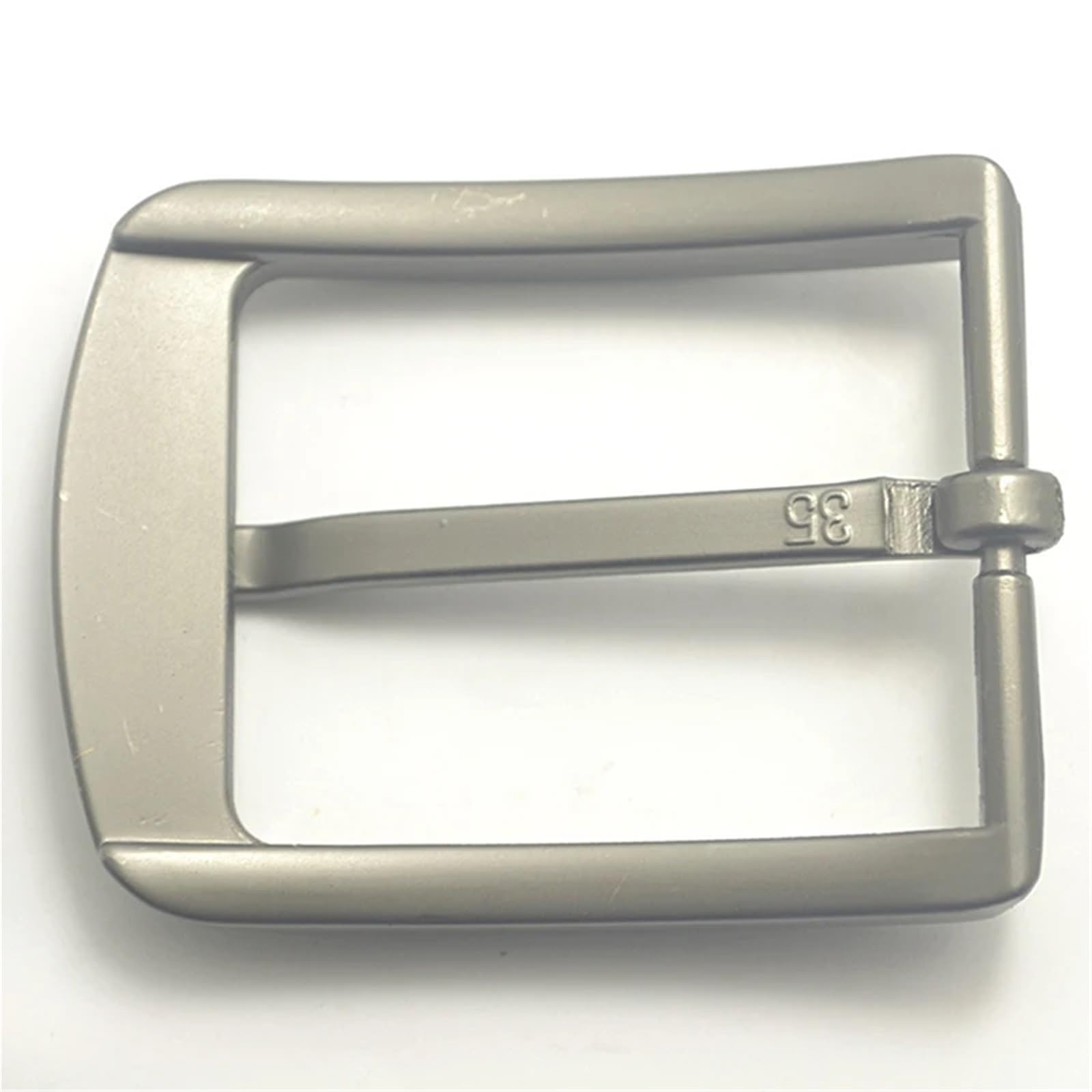 Fibbie Per Cinture 30 pezzi di fibbia for cintura in metallo da 3 cm, marrone opaco, con estremità a barra, perno singolo, in pelle, adatta for 35 mm Per Uomo E Donna