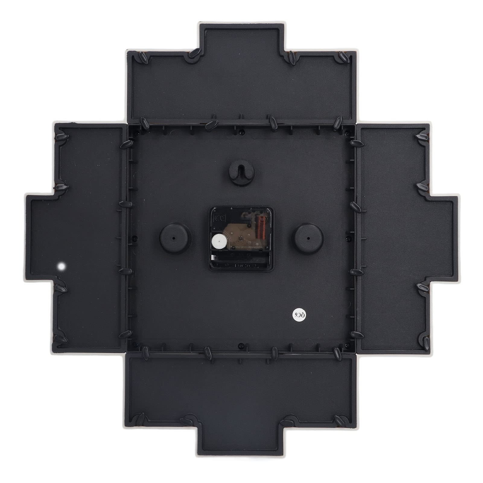 Naroote Reloj de Pared con Marco de Fotos Blanco con Múltiples Fotos para Decoración del Hogar, Reloj Personalizado Sala de Estar, Dormitorio, Sala de Estudio, Oficina, Material