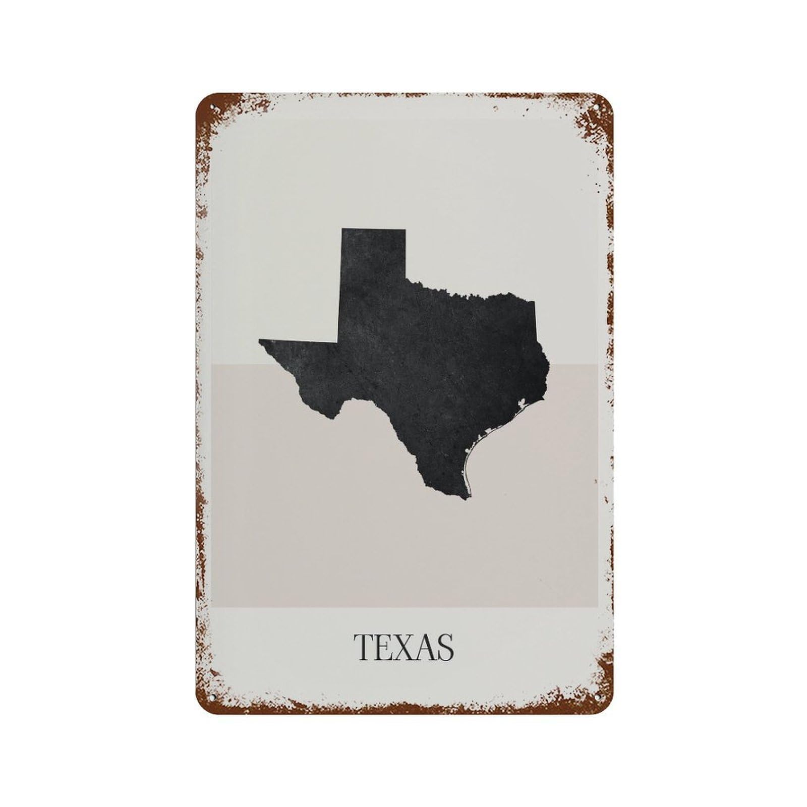 xiaoxiaoshen Texas Map Minimalist Boho Decor For Home Or Gift Wall Decor Art Metal Tin Poster Modern Home Decor Art Home Bar Shop Decorations Vintage Sign 30x20cm