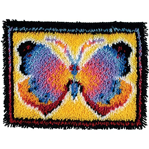 Image of WonderArt Wonderart Latch Hook Yarn, 1 Pack, Butterfly Fantasy