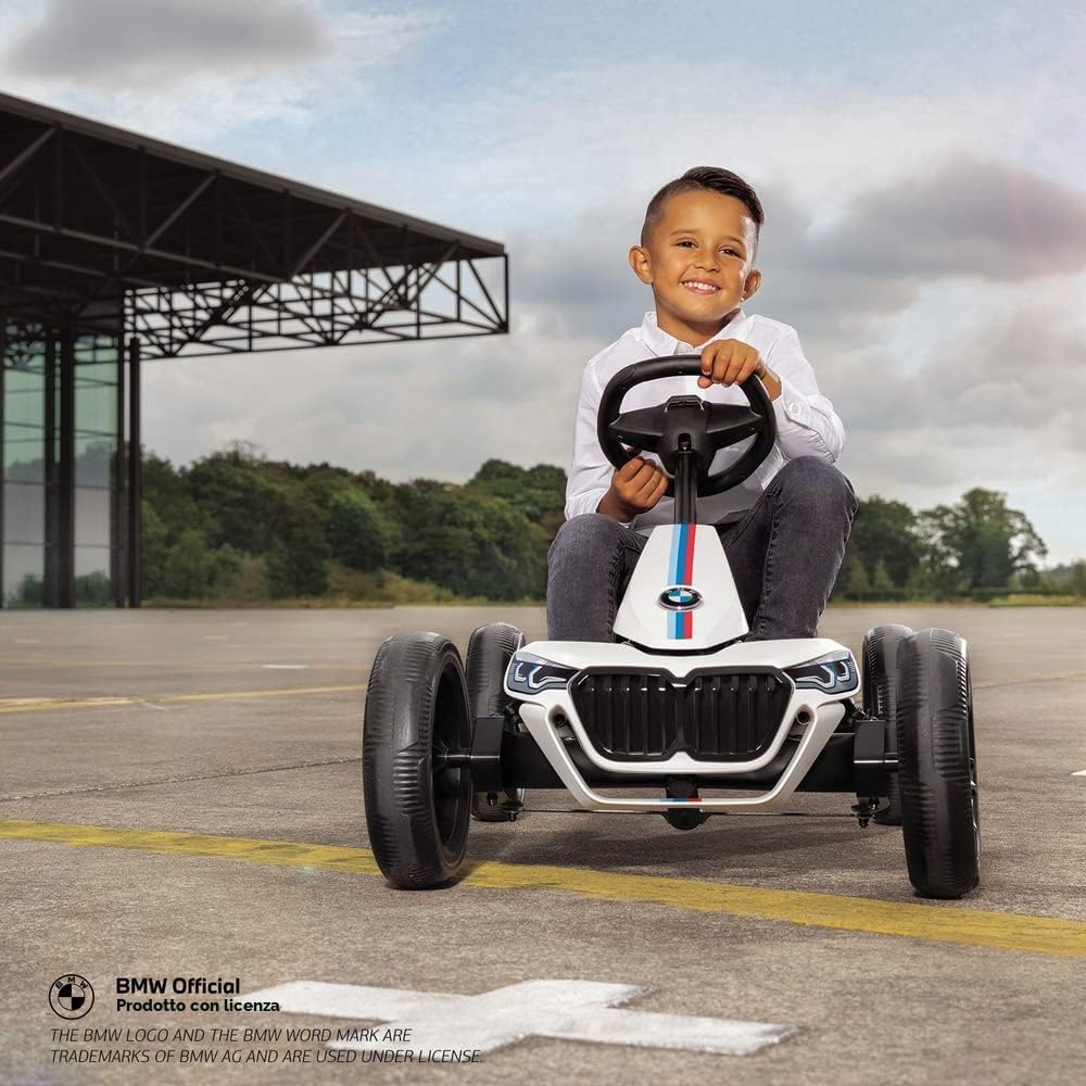 BERG Reppy Gokart a pedale, veicolo per bambini, con elevato standard di sicurezza, giocattolo per bambini adatto per bambini di età compresa tra 2 e 6 anni (BMW)