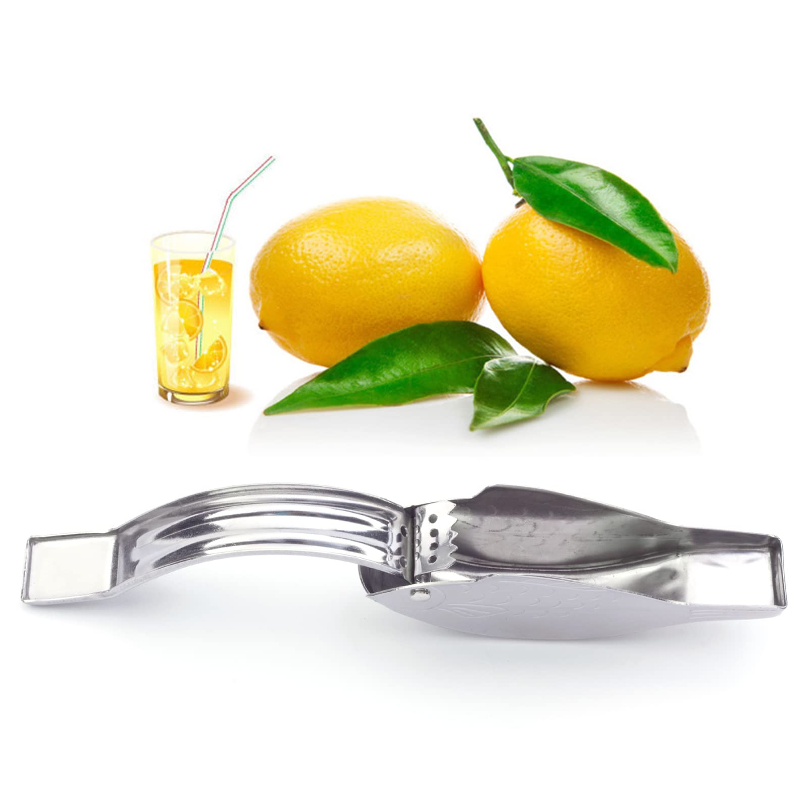 Lacor Mini Manual Lemon Reamer, Silver, 150 ml