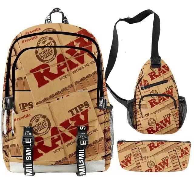 FEIRUIJI Anime Backpacks Casual Laptop Backpack Travel Bags for Men Women