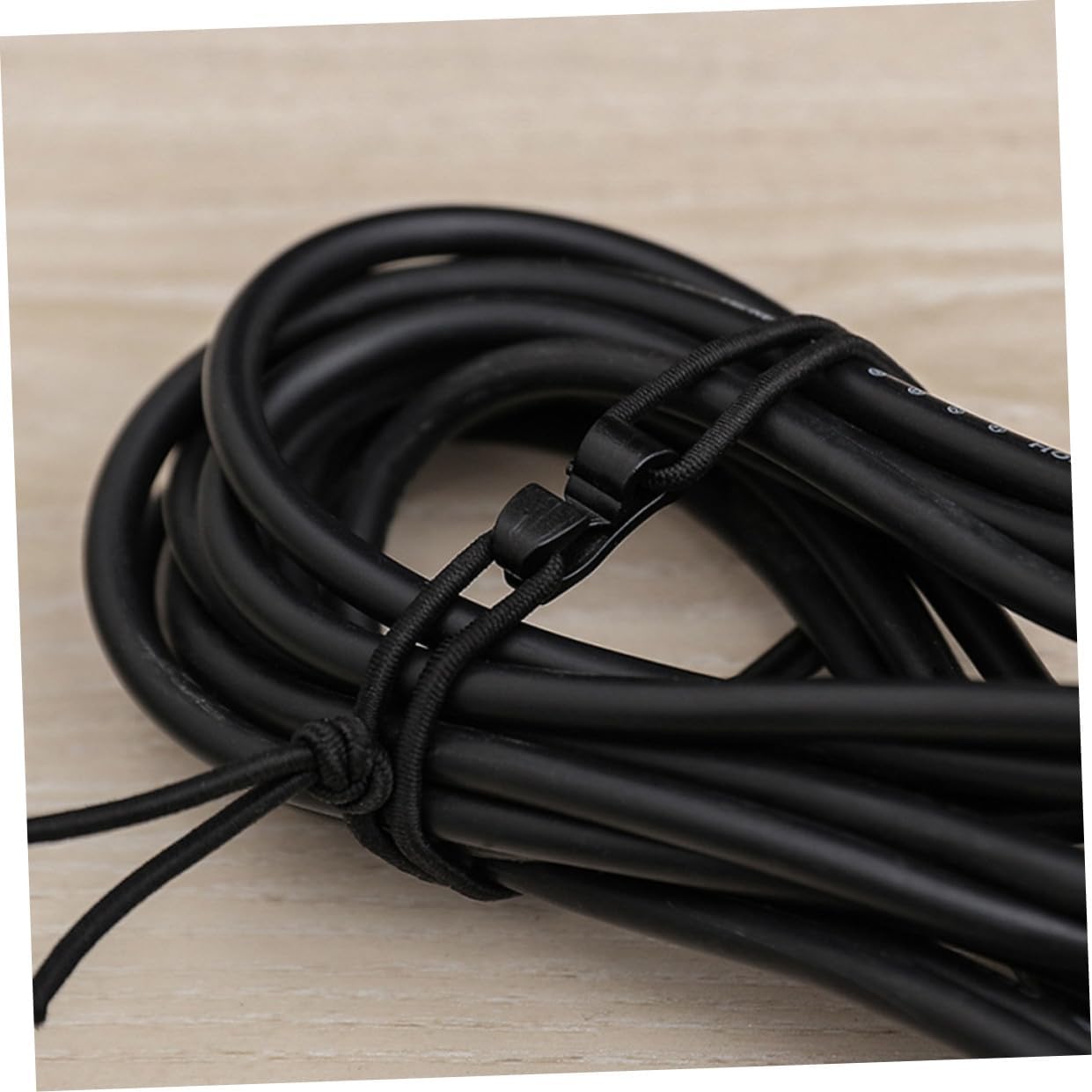 HEMOTON 15Pcs Multipurpose Bungee Cords with String Hook Durable Fasten Strap Buckle for Outdoor Activities Like Hiking Camping Fishing and Traveling High Grade