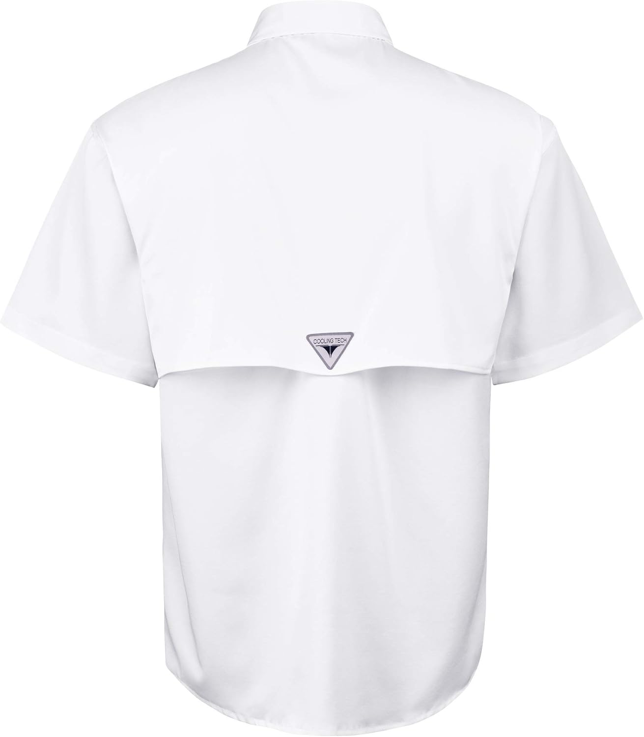 Alimens & Gentle Short Sleeve Fishing Shirt Wicking Fabric Sun Protection Casual Button Down Shirts - Image 2