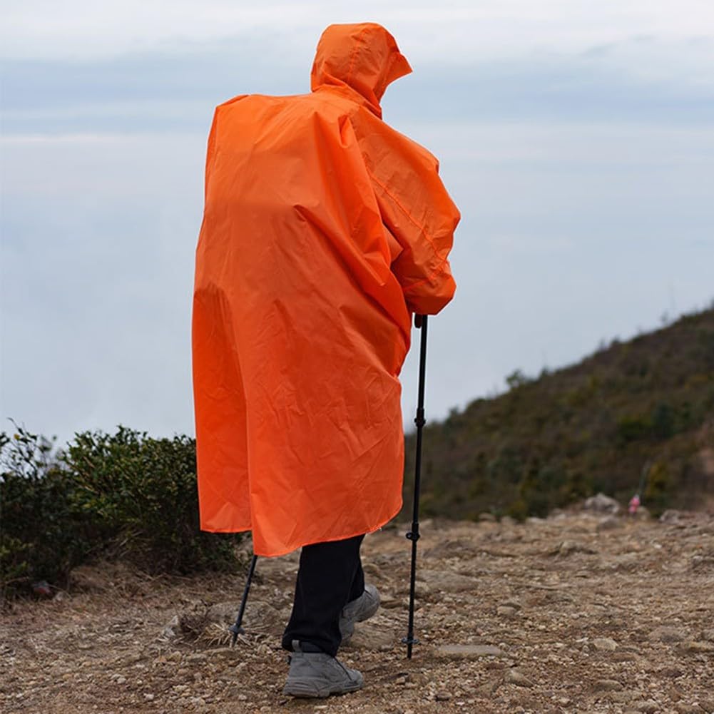 Funda para mochila e impermeable ultraligero diseñado para actividades al aire libre (naranja S)