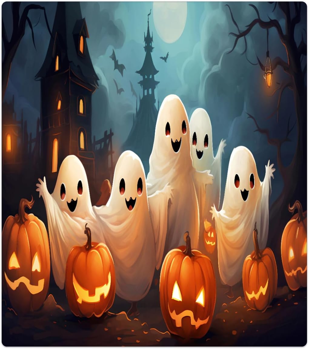 Dishwasher Magnet Cover Front Dishwasher Cover Decoration Reusable Magnetic Door Cover Panel Decal Home Appliances Stickers Kitchen Refrigerator Fridge Halloween Pumpkin Horror 23"x26"