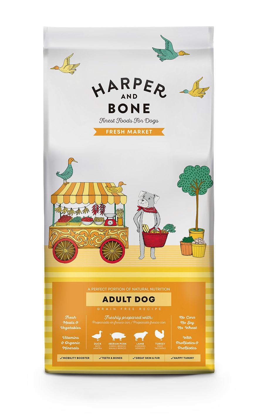 HARPER & BONE Dog Adult Medium & Large Fresh Market 2 kg