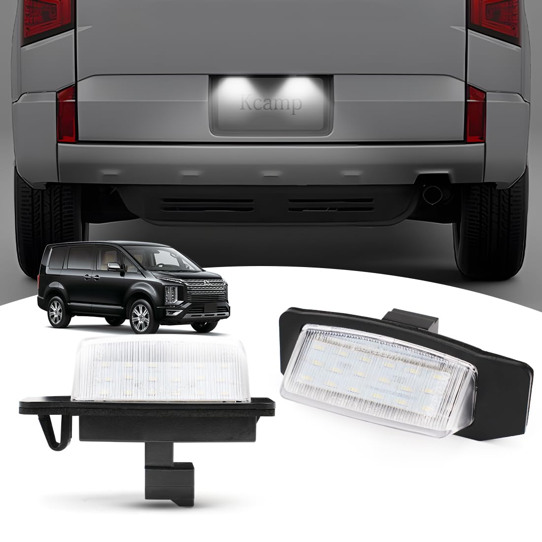 Amazon | 北澤商事 三菱 デリカD5 LED ライセンスランプ CV1W CV2W