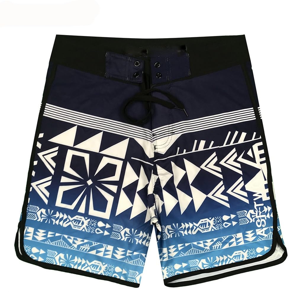 HBJWOV Casual Shorts Quick Drying Mens Shorts Print Sports Casual Resort Beach Pants