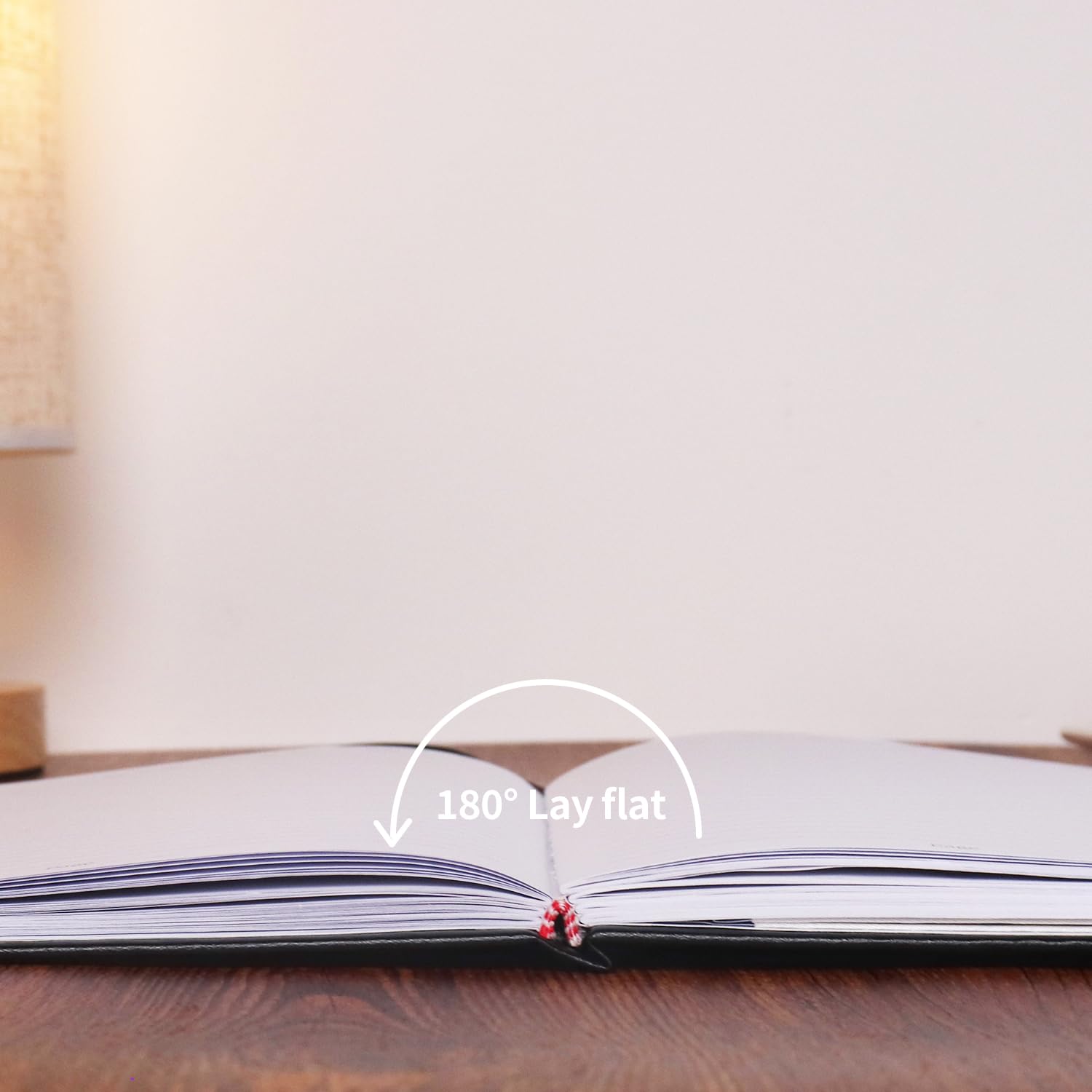 Taccuino in pelle formato A5 per lavoro, copertina rigida per scrivere, diario, prendere appunti, organizzare programmi, insegnare e studiare, 224 pagine, nero (confezione da 8)