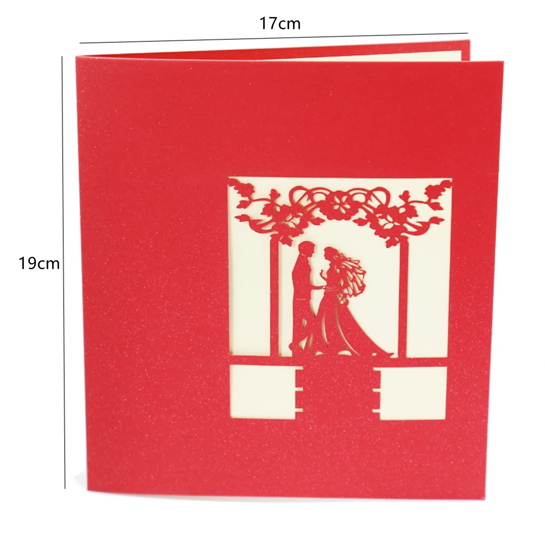 Amazon.co.jp: グリーティングカード結婚祝いカード立体メッセージ