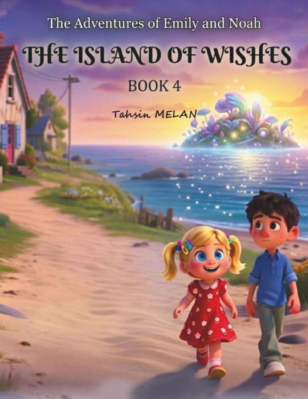 The Adventures of Emily and Noah – Book 4: The Island of Wishes (Macera ve Öğretici Çocuk Masalları / 3 yaşından itibaren farklı seviyelere uygun masal ve hikâyeler)