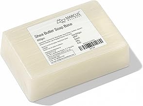 MARCUS WELLNESS Shea Butter Glycerine Soap Base for Melt and Pour Soap Making (800g)