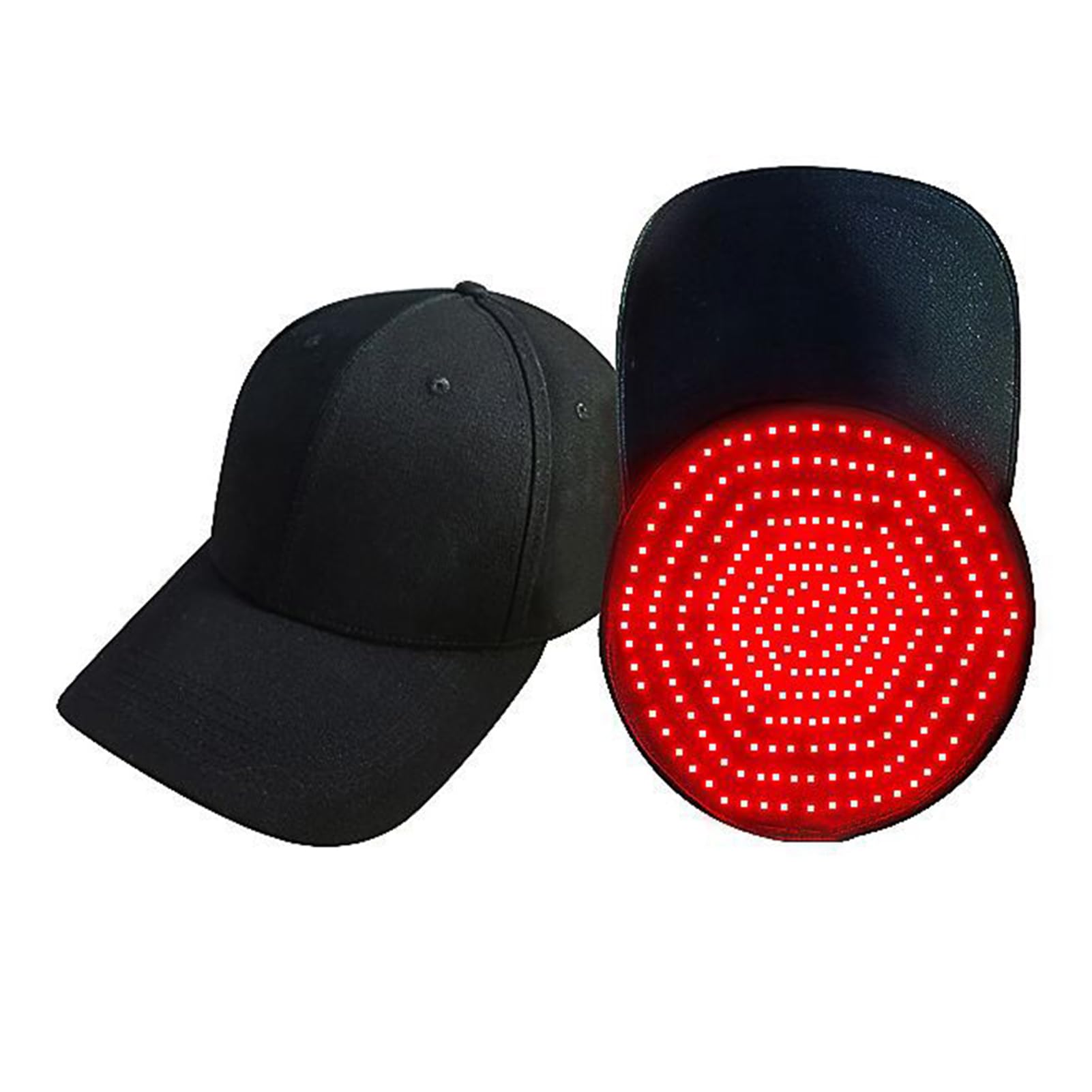 GOURIXIN Gorro portátil de Terapia de luz roja, 96-258 LED, Terapia de luz roja para el Crecimiento del Cabello, 5 Modos de Funcionamiento, batería de 3000 mAh, cómodo y Transpirable