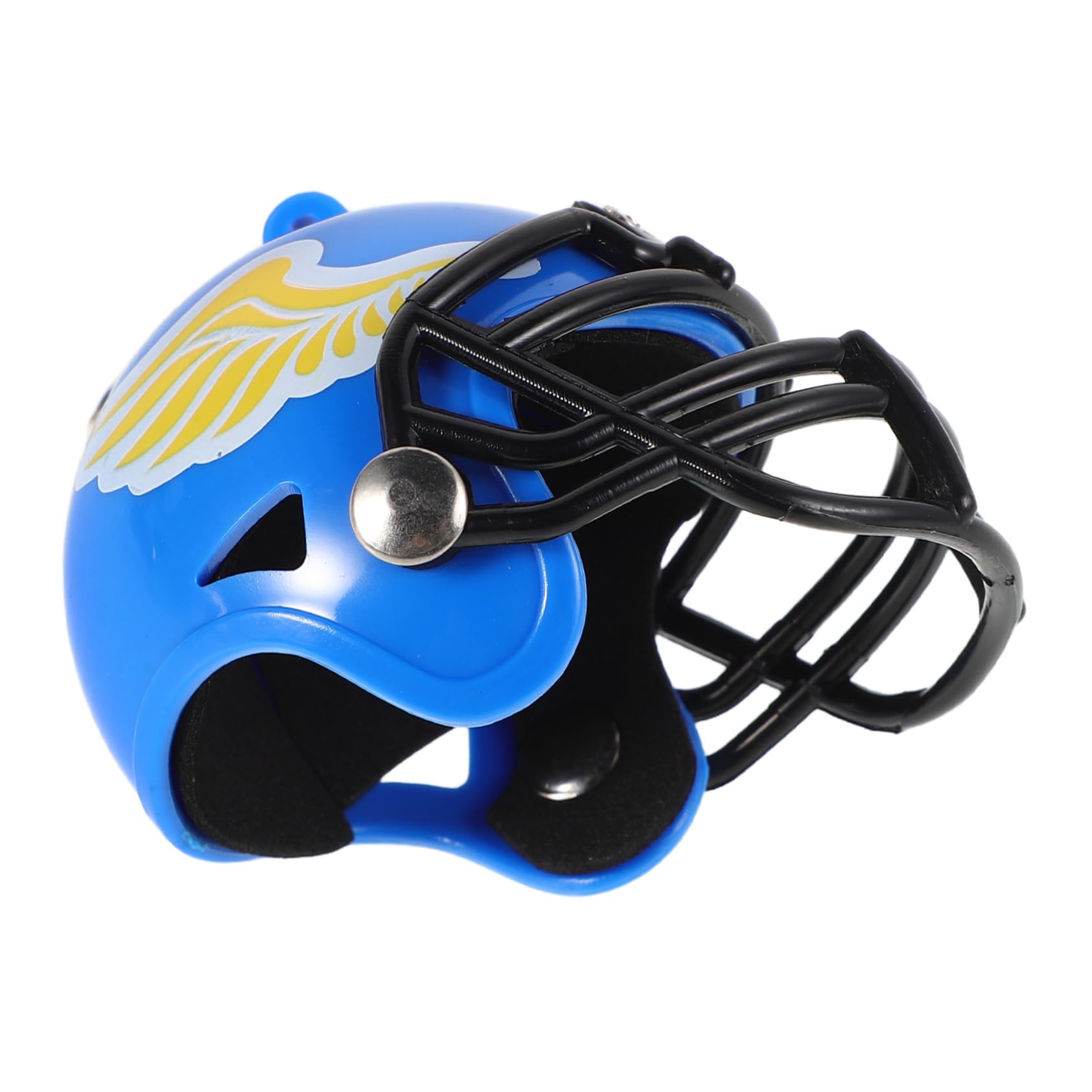 Abaodam Mini Football Helmet Keychain Realistic Sports Souvenir for Collectors and Enthusiasts Detailed Miniature Hockey Helmet Model Display Keepsake
