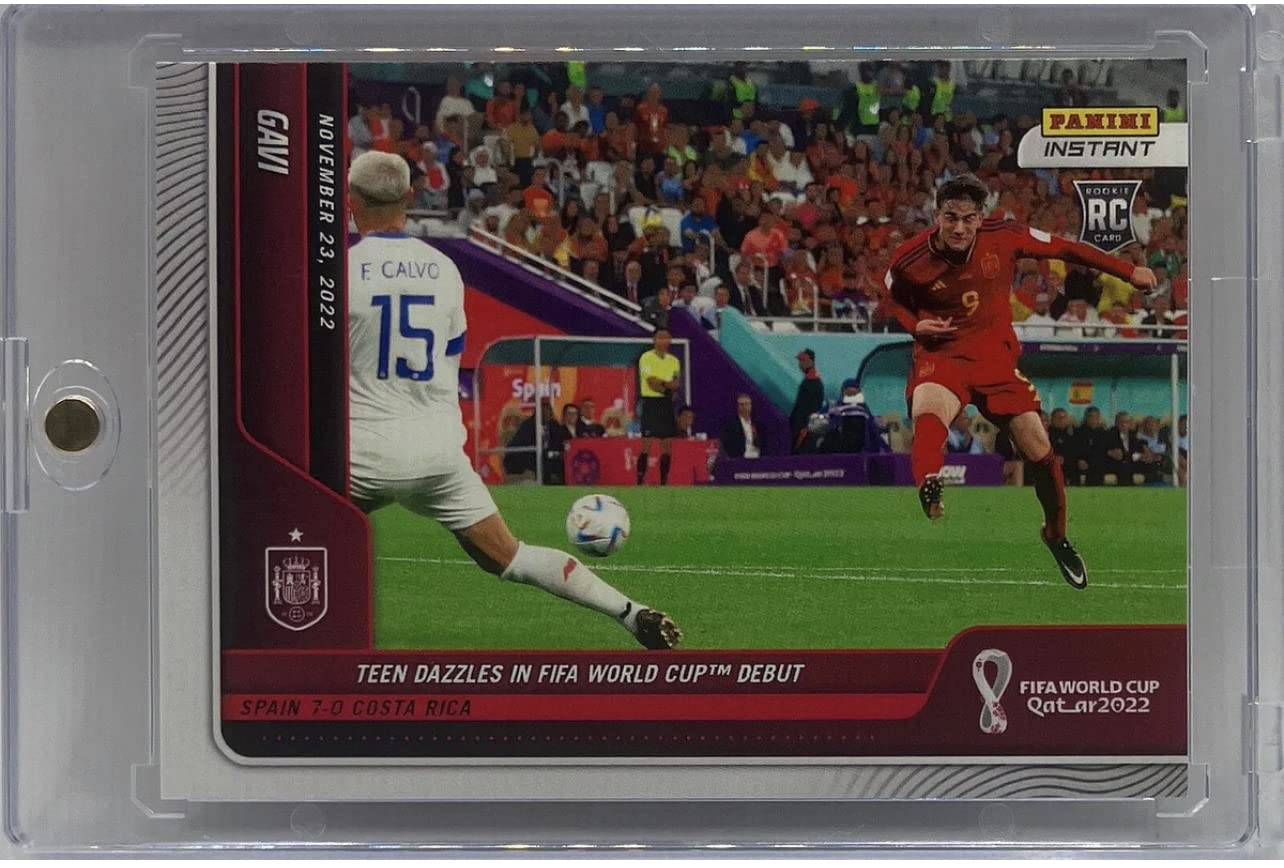 Amazon.com: 2022 Panini Instant World Cup Gavi #48- Rookie Teen