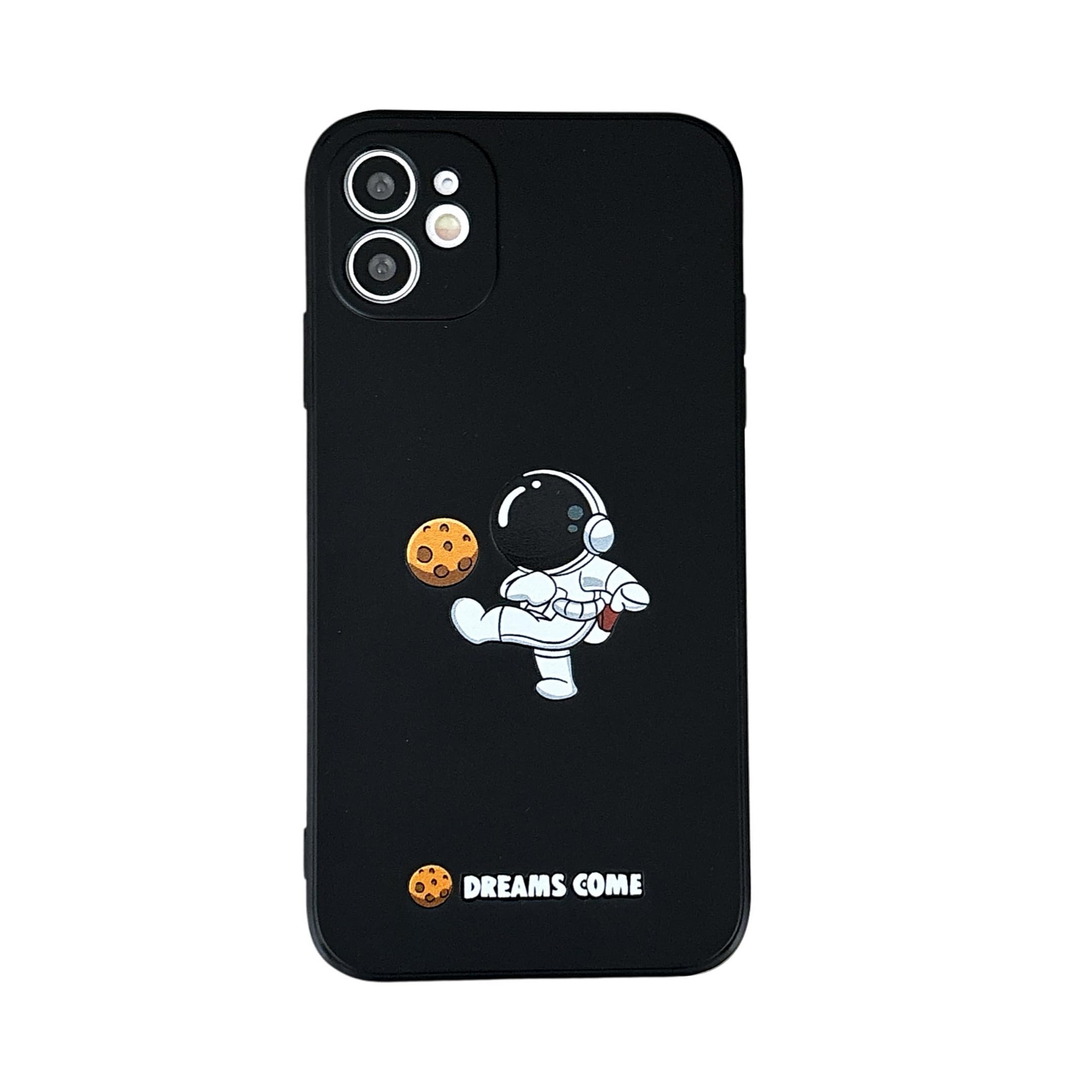 Yonds Queen Bonita funda para iPhone 11, diseño de astronauta espacial y luna elegante de TPU suave a prueba de golpes antideslizante funda protectora (iPhone 11, planeta)
