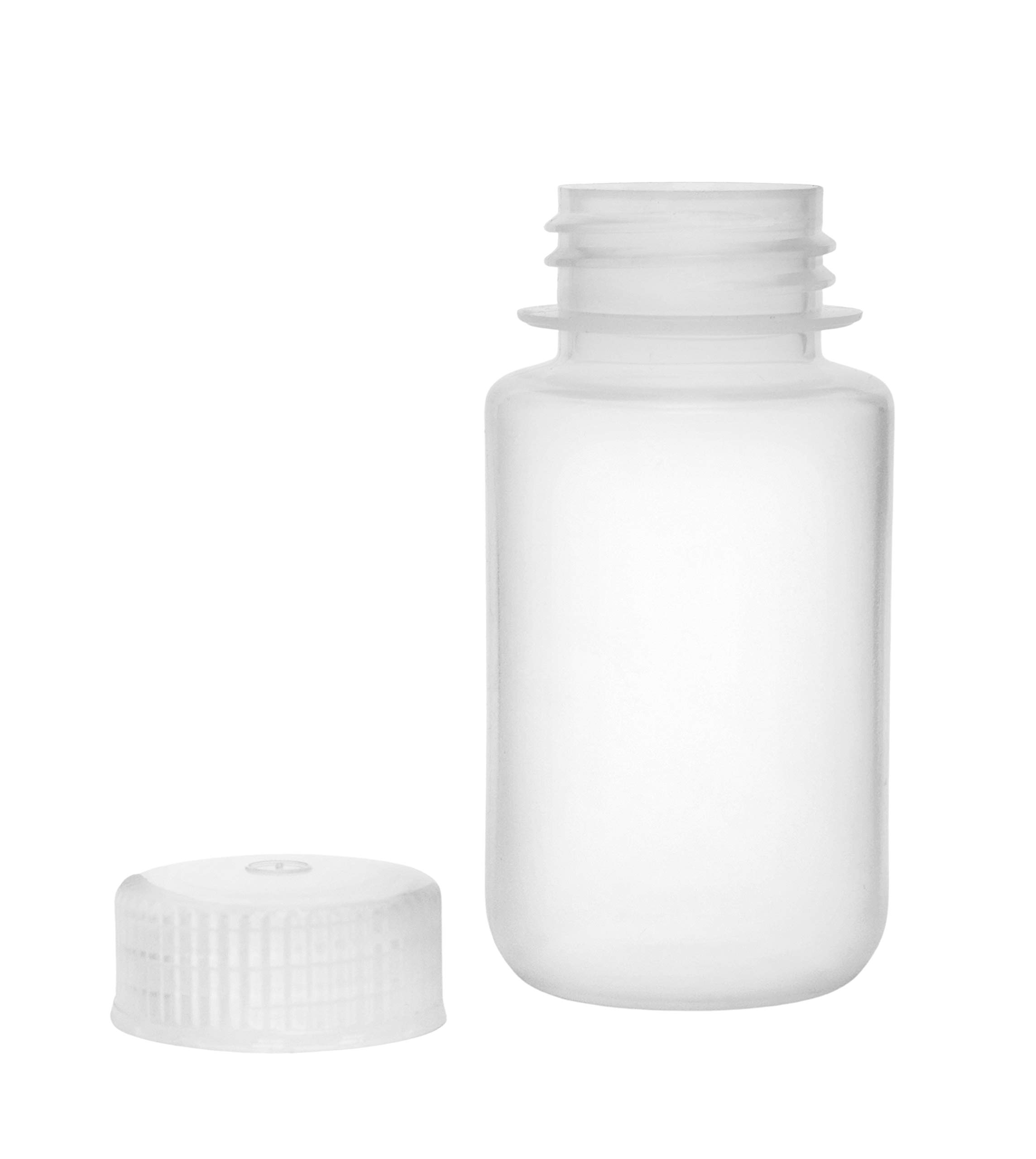 EISCO Translucent Labs - Flaconi per reagenti, 125 ml, bocca larga con tappo a vite, in polipropilene, 125 ml