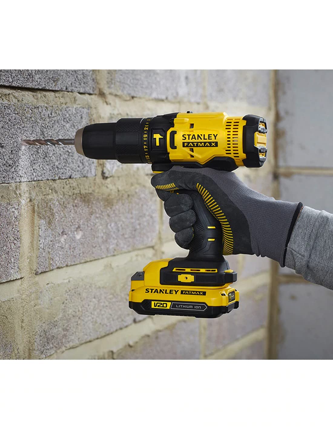 STANLEY FatMax Kit SVK205 (Taldro Percutor SFMCD711 + Sierra de Calar SFMCS600 + 2 Baterías de 4,0 Ah + Cargador + TSTAK VI)