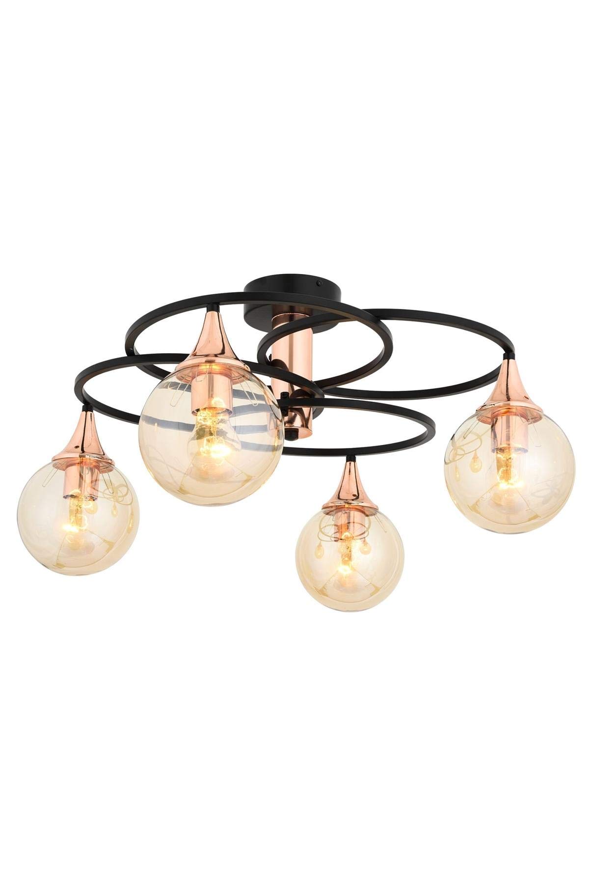Avonni 1661 Armatür, 60 w, Siyah