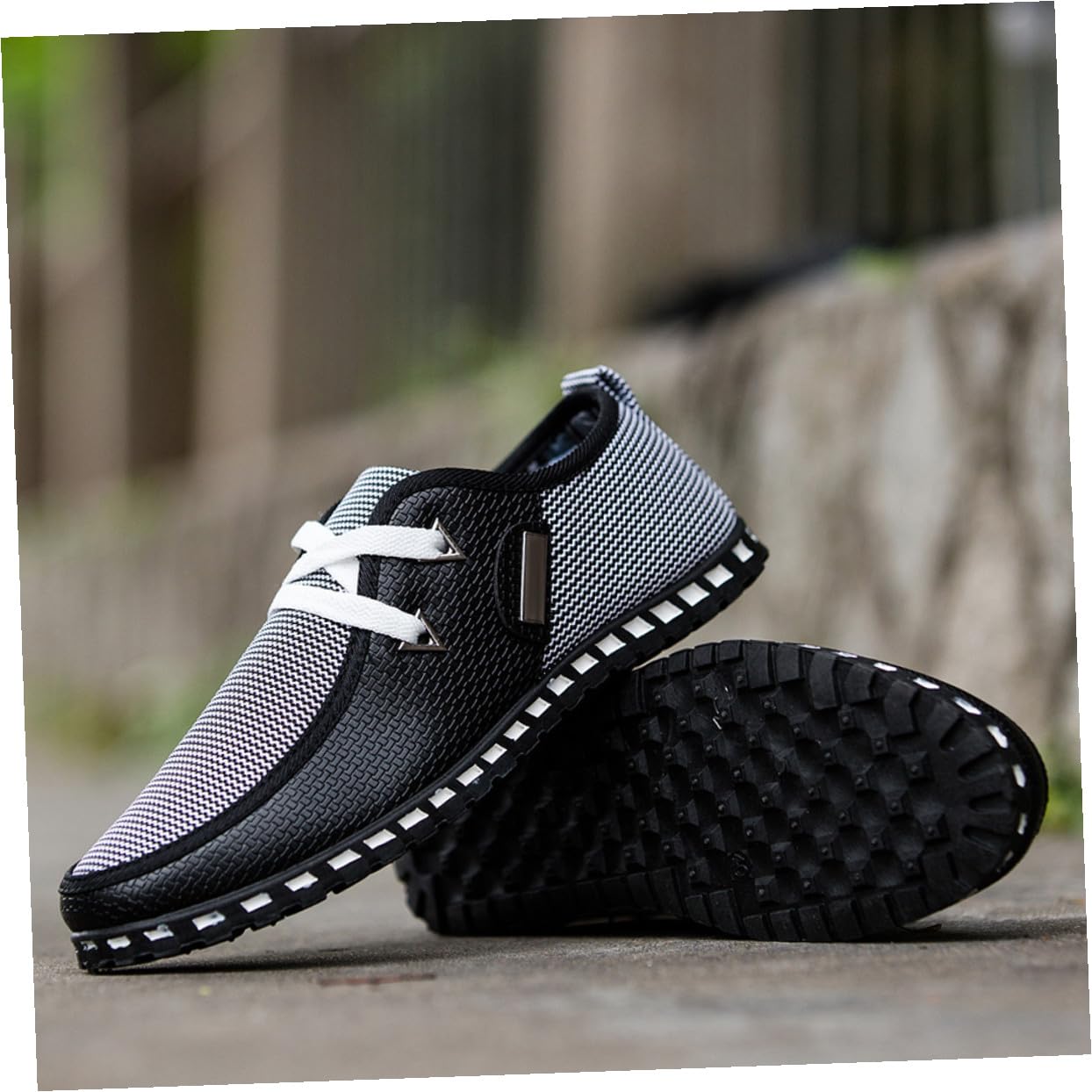 Scarpe a Cuffia Scarpe x Camminata Scarpe Camminata Antiscivolo Scarpe scarpeuomo Scarpe Traspiranti Uomini Scarpe da Uomo comode Calzature da Uomo : Panno Bianca