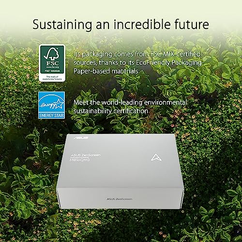 ZenScreen MB16QHG Monitor Portatile 16” pollici (15,6), Pannello IPS, 16:10 WQXGA (2560 x 1600), 120 Hz, DisplayHDR 400, 100% DCI-P3, USB Type-C, HDMI, Anti-sfarfallio, Filtro Luci Blu, Nero - Monitor - Immagine 5