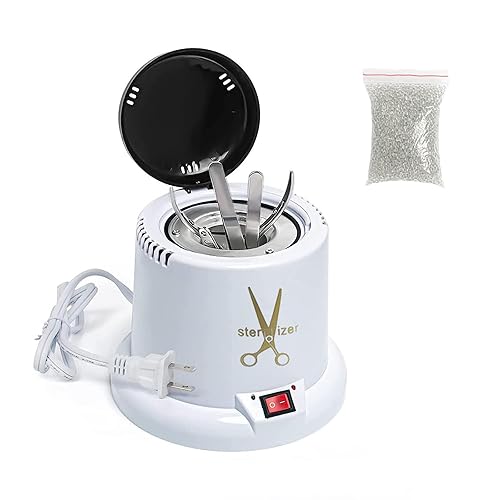 Máquina esterilizadora de herramientas de uñas, esterilizadora de alta temperatura, olla de limpieza para sala de arte de uñas, tijeras de corte de