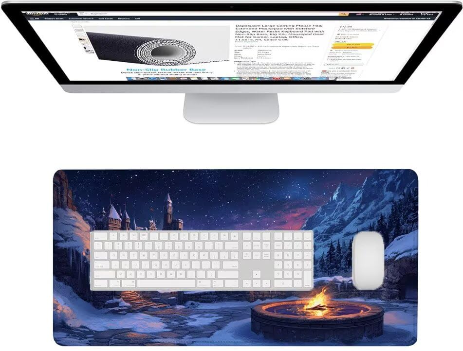 Desk mat paysage de montagne pour sublimer votre setup PC - 3