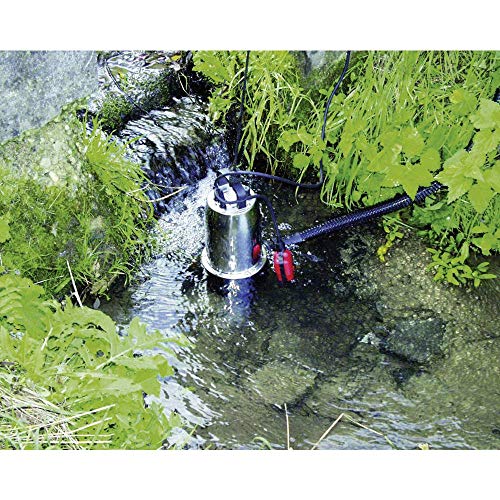 T.I.P. Schmutzwasser Tauchpumpe Edelstahl 180 PX - 10.500 l/h Fördermenge, 7m Eintauchtiefe, 7m Förderhöhe, leistungsstarke Tauchpumpe, robust und langlebig, ideal für Kellerentwässerung 30121