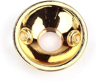 SUPVOX Placas Ovais Pára-Lamas De Tomada Preta Guitarra Guitarra Preta Baixo Jack Plate Guitarra Jack Placa De Áudio Jack Plate Guitarra Jack Plate Peças De Guitarra Plugue