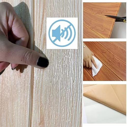 Cct 3D Wall Panels Wood Diamond Design Wallpaper Peel And Stick Wall Decor Pack Of 10 Tiles 38 Sq Ft (Foam) #TOP5