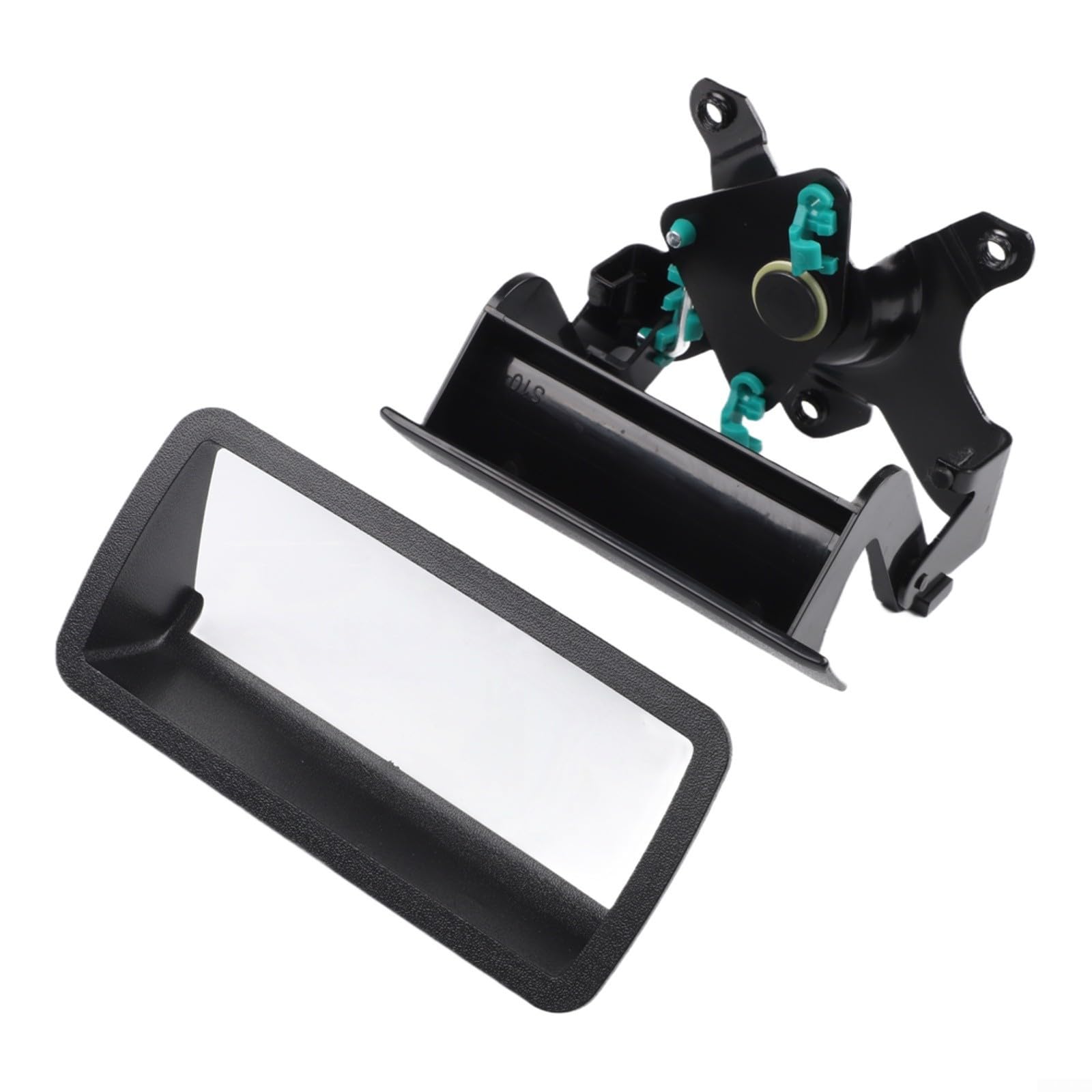 Rear Tailgate Handle For Chevrolet S10 1994-2004 And For GMC Sonoma 1994-2004, Black Plastic Truck Bed Latch Replacement With Direct Fit Installation