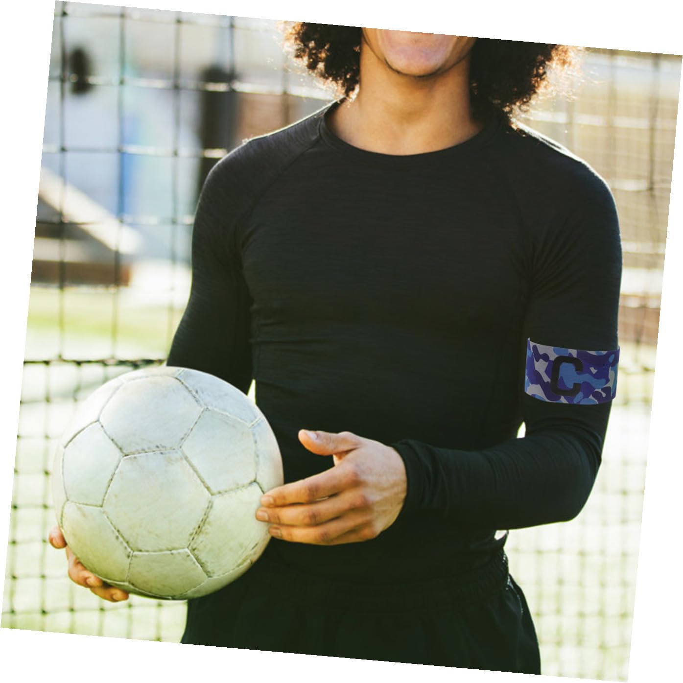 ibasenice Fasce Calcio Fascia per Resistente E Traspirante Accessorio Calcio Professionale per Sport Camouflage