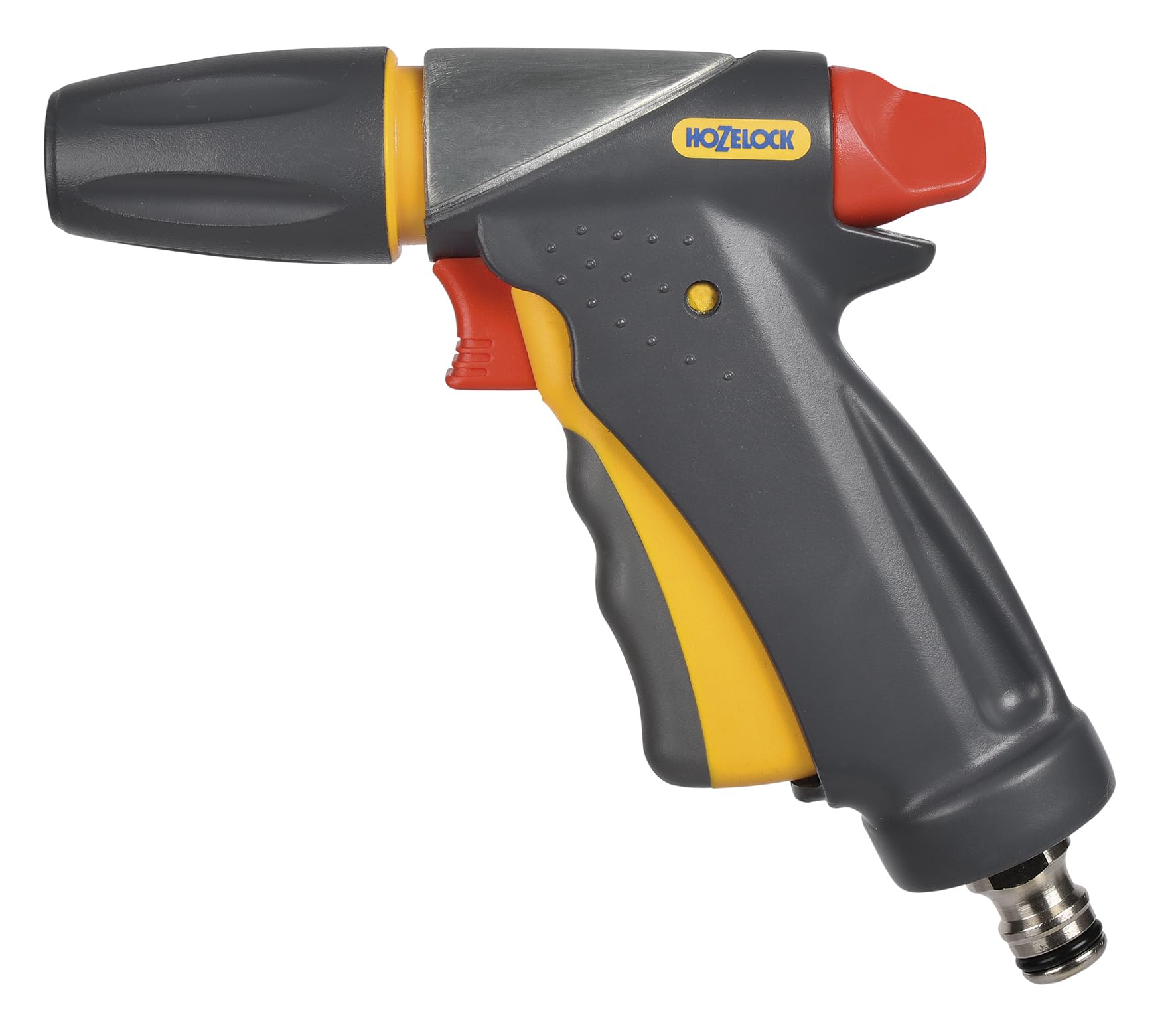 HOZELOCK - Jet Spray Gun Ultramax Pro Metal : For Maintenance, Intensive Use, Ergonomic and Extremely Robust (Metal Body), Locking Function and Flow Control: 3 Spray Patterns [2696 0000]