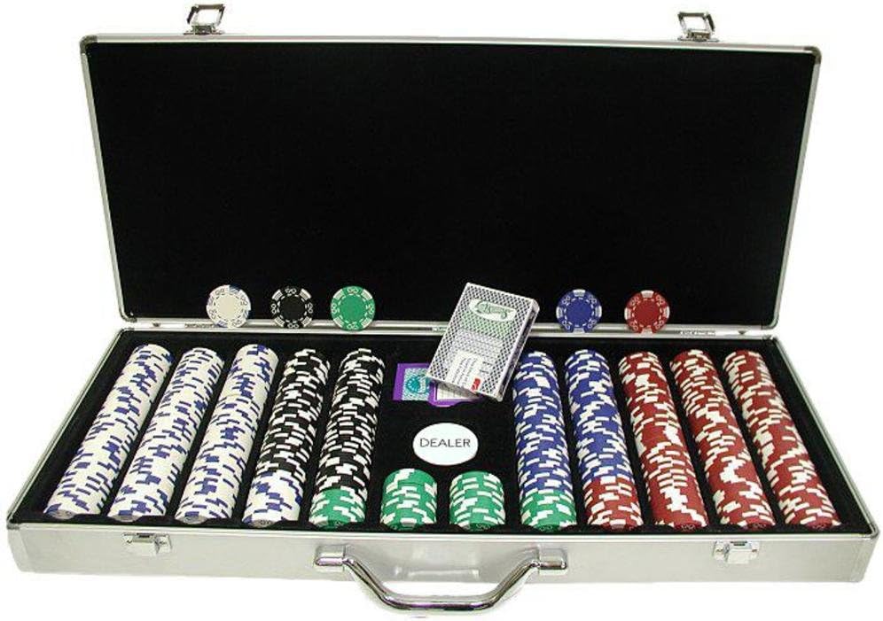 101090650sdx 650 11.5 Gram DiceStriped Poker Chips in