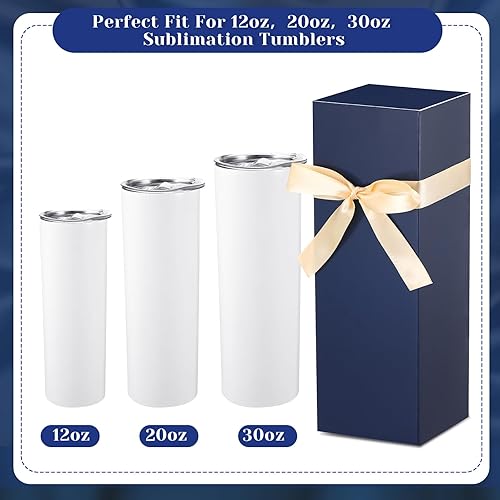 Miniatura 3 de 24 cajas de regalo para vasos de sublimación, caja de regalo con cinta para 12 onzas, 20 onzas, 30 onzas, prensa de calor, vasos de sublimación,