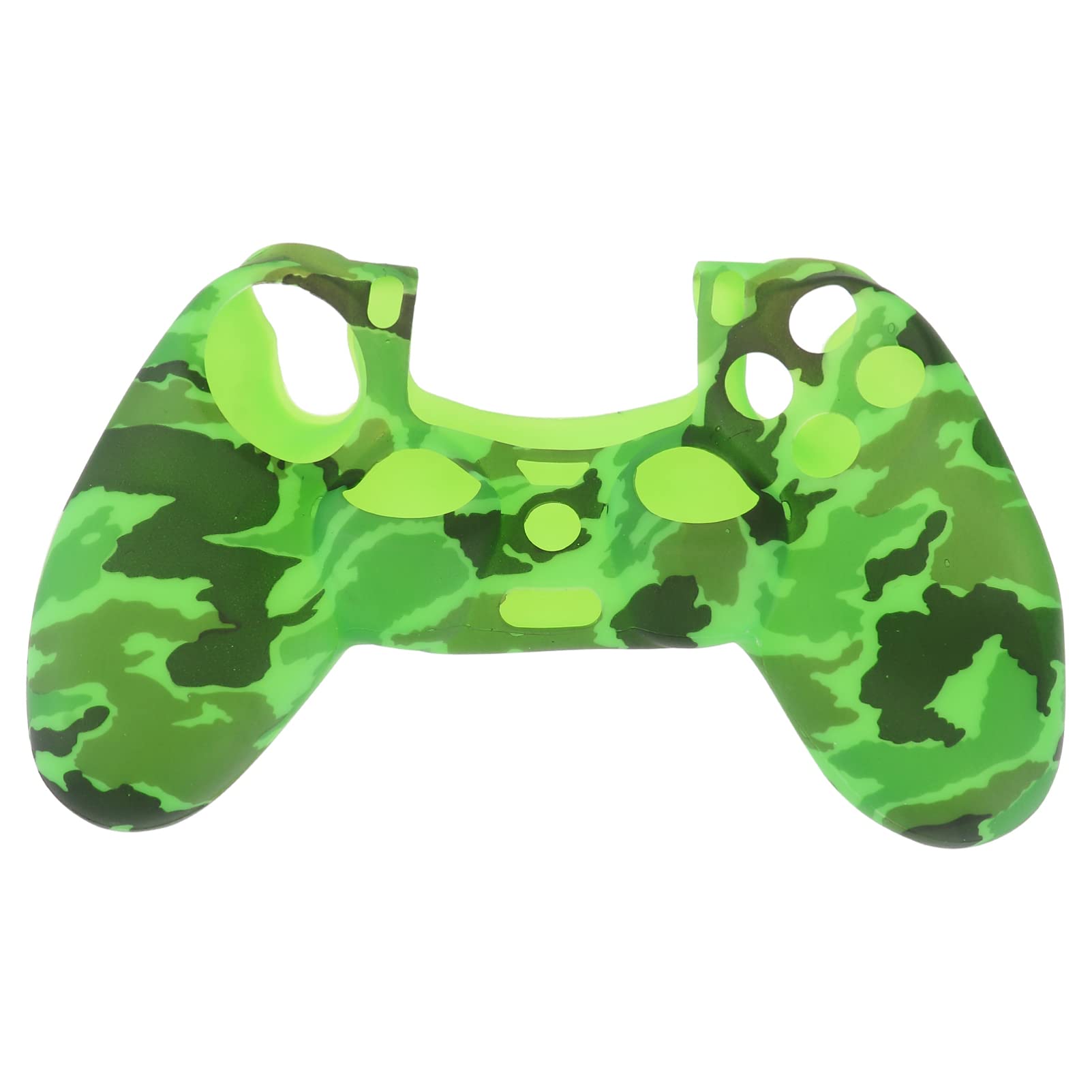 VORCOOL Silikon Schutzhülle Gehäuse für PS4 Controller (Camouflage Grün)
