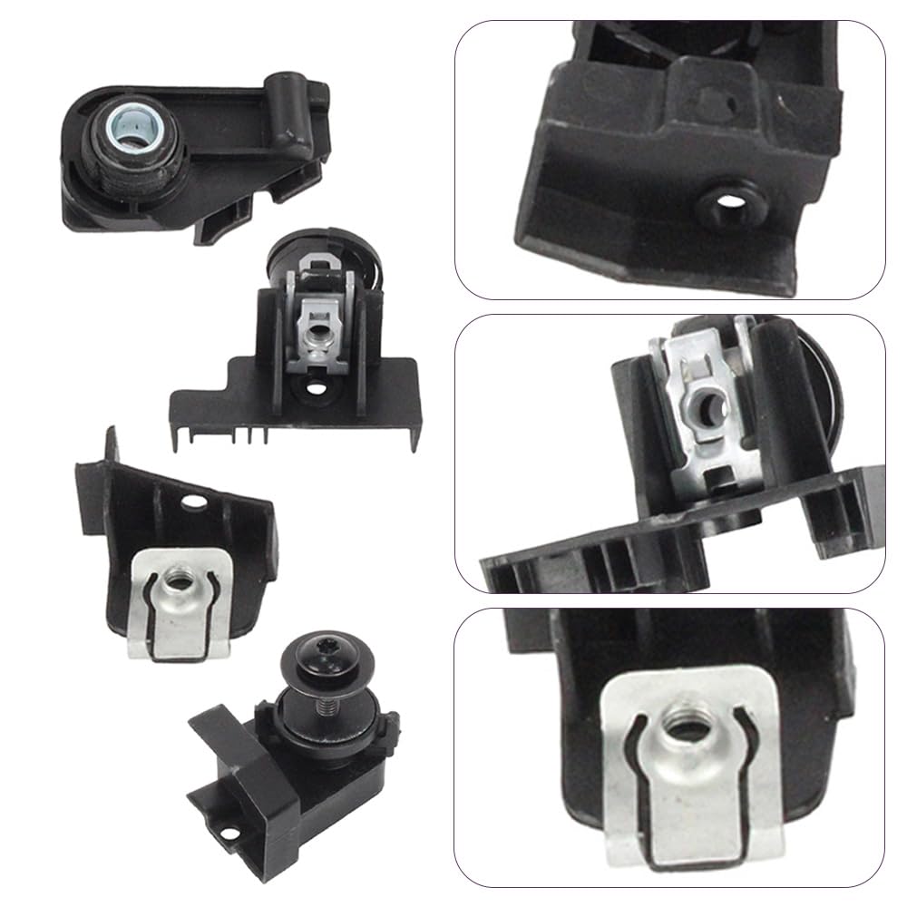 Riloer Reparatursatz für die Scheinwerferhalterung vorne (inkl. Schrauben) – kompatibel mit VW Passat B8 (europäische Version, 2015–2018) – 3G0998226 – Rechts