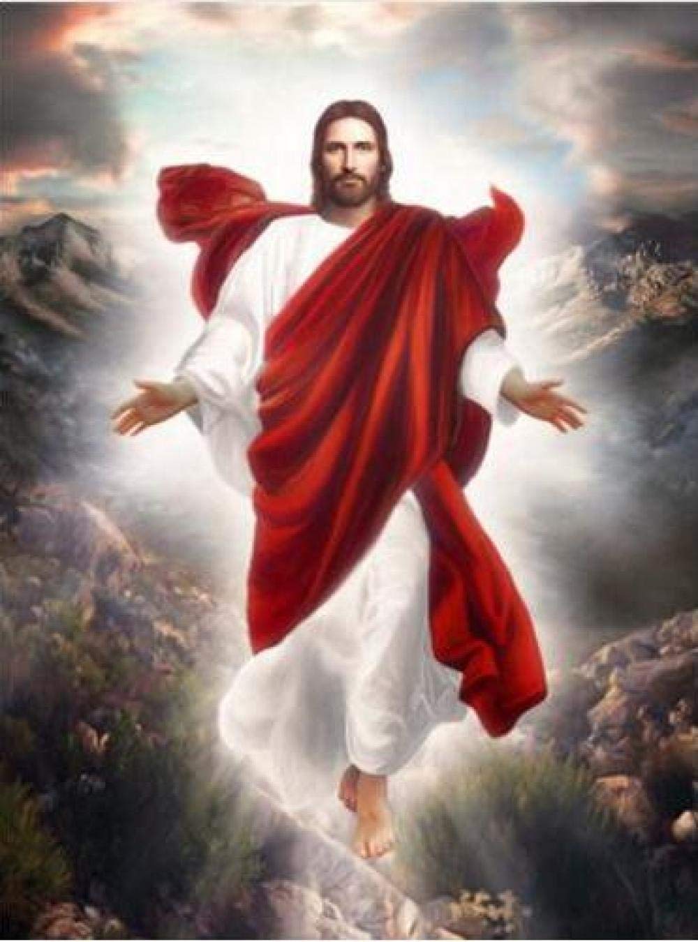 WIKEO JéSus Christ Toile Tableau, Plante Jésus Images D