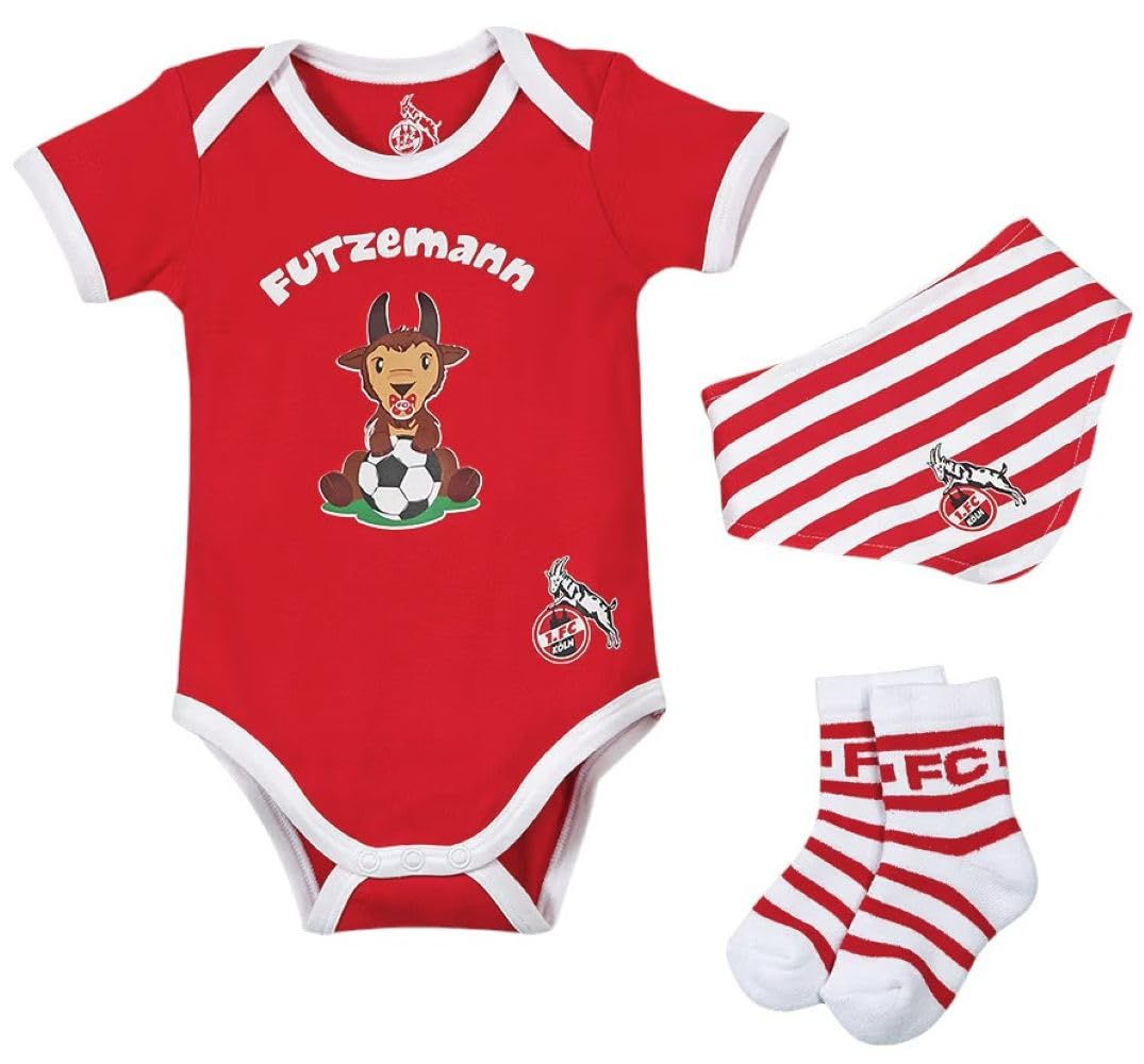 1. FC Köln Caja de regalo para bebé, tamaño 62/68