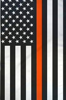 THIN ORANGE LINE FLAG Notebook/Journal: 6 x 9 Inches, Lined. 100 Pages. SEARCH & RESCUE