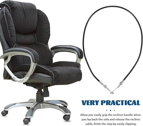 Miniatura 4 de Beaupretty Reemplazo de mango de cable reclinable para sofá hidráulico y sofá fácil de instalar, compatible con marcas de sillas reclinables y sillas