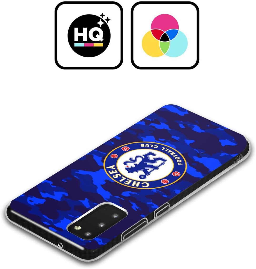 Head Case Designs Officially Licensed Chelsea Football Club Camouflage Crest Gel Case [Military Grade Protection] Compatible with Samsung Galaxy A15 and Compatible with MagSafe