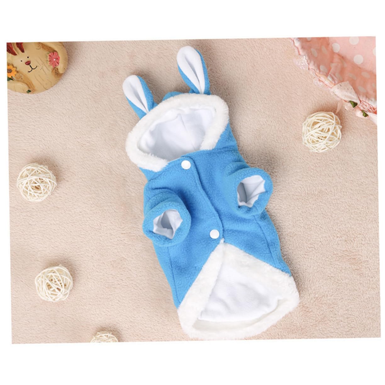 SUPVOX 3 Pz felpe per cani bunny conigli vestiti per cani barile di targhetta per animali domestici vestiti invernali per animali domestici panno per cani Natale capi di abbigliamento
