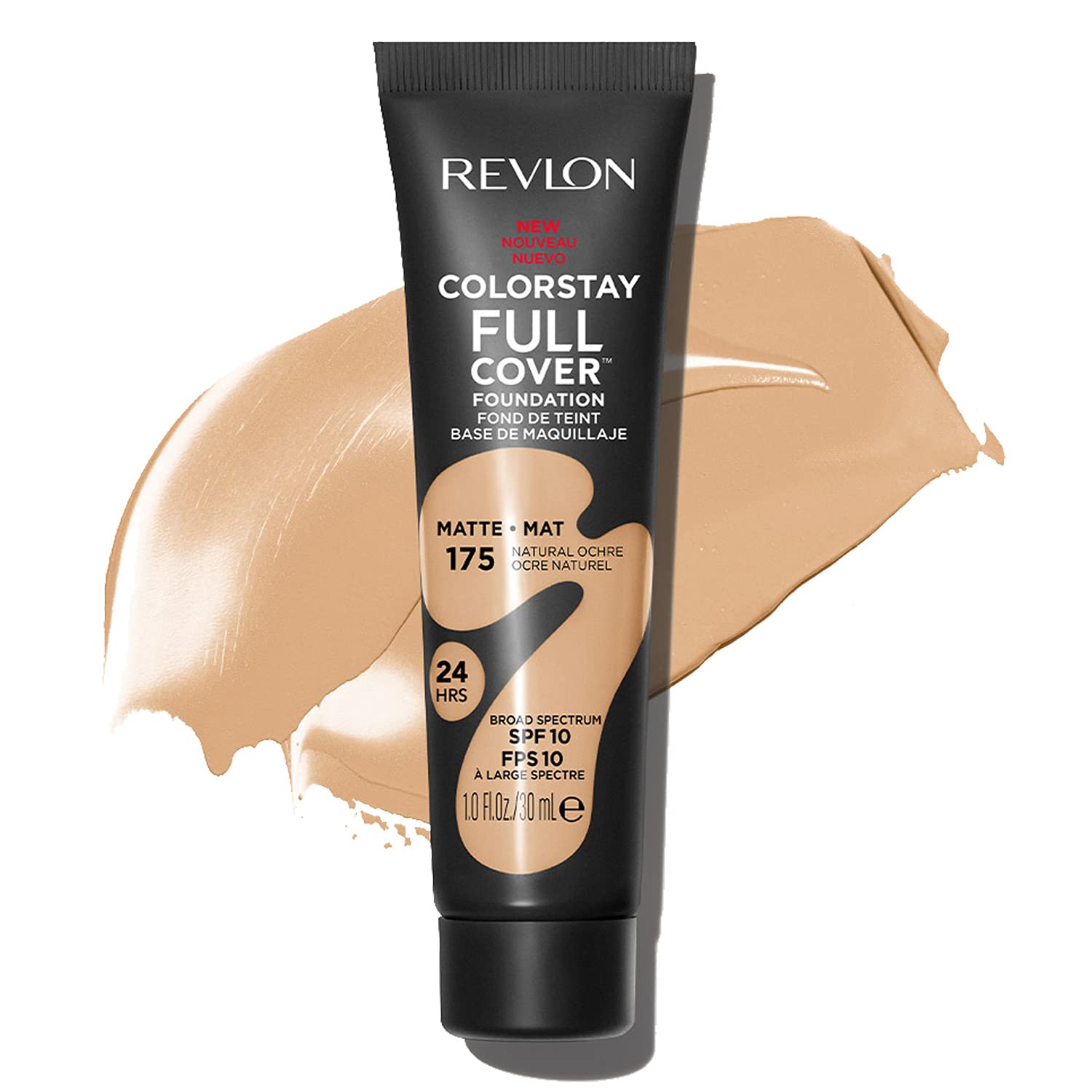 REVLON Colorstay Full Cover Foundation for woman, 24HRS Longwear + care, Vitamin E, Protects from Pollutions + Multimineral Powder, Sweat proof, Heat & Humidity Resistant, Natural Ochre (290)-image-8