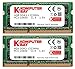 Price comparison product image Komputerbay 8GB (2x 4GB) DDR3 SODIMM (204 pin) 1333Mhz PC3-10600 (9-9-9-25) Laptop Notebook Memory for Apple Macbook Pro